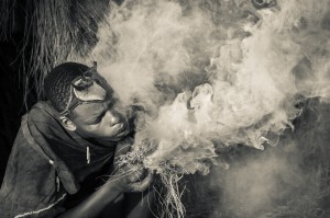 Fototavla Bushman-Botswana